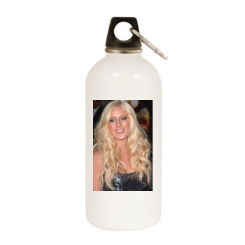 Heidi Montag White Water Bottle With Carabiner