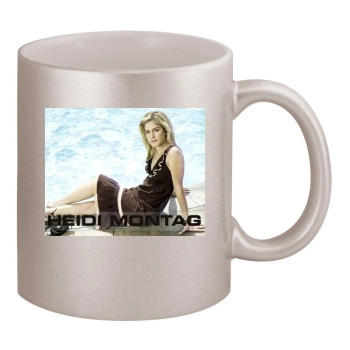 Heidi Montag 11oz Metallic Silver Mug