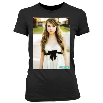 Indiana Evans Women's Junior Cut Crewneck T-Shirt