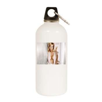 Jenna Jameson White Water Bottle With Carabiner