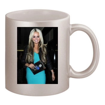 Jennifer Ellison 11oz Metallic Silver Mug