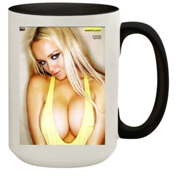 Jennifer Ellison 15oz Colored Inner & Handle Mug