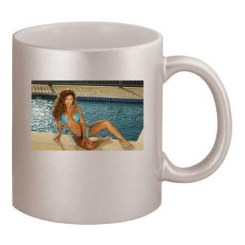 Jennifer Walcott 11oz Metallic Silver Mug