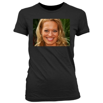 Jeri Ryan Women's Junior Cut Crewneck T-Shirt