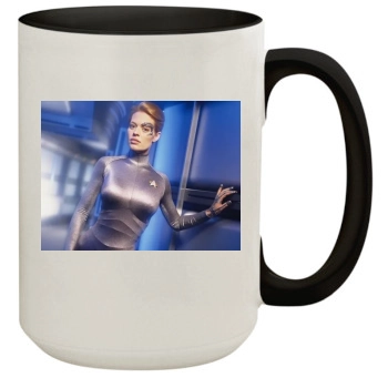 Jeri Ryan 15oz Colored Inner & Handle Mug