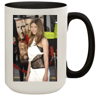 Jessica Biel 15oz Colored Inner & Handle Mug