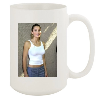 Jessica Biel 15oz White Mug