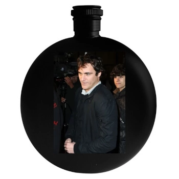 Joaquin Phoenix Round Flask