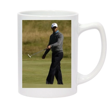 Tiger Woods 14oz White Statesman Mug