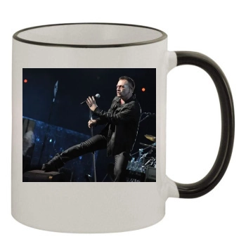 U2 11oz Colored Rim & Handle Mug