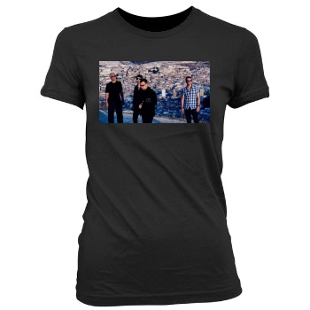 U2 Women's Junior Cut Crewneck T-Shirt