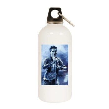 Bill Kaulitz White Water Bottle With Carabiner