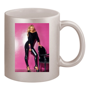 Candice Swanepoel 11oz Metallic Silver Mug