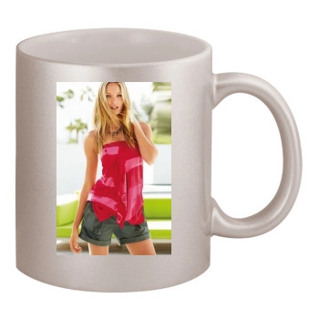 Candice Swanepoel 11oz Metallic Silver Mug