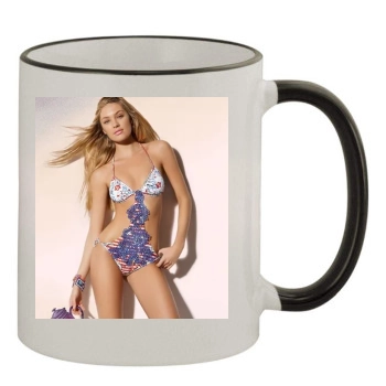 Candice Swanepoel 11oz Colored Rim & Handle Mug