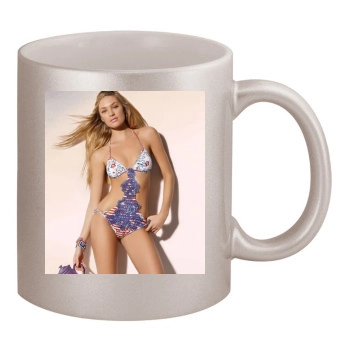 Candice Swanepoel 11oz Metallic Silver Mug