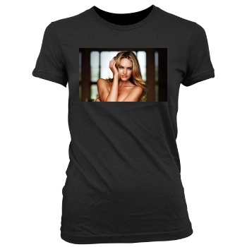 Candice Swanepoel Women's Junior Cut Crewneck T-Shirt