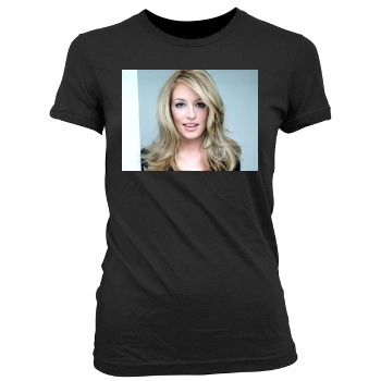 Cat Deeley Women's Junior Cut Crewneck T-Shirt