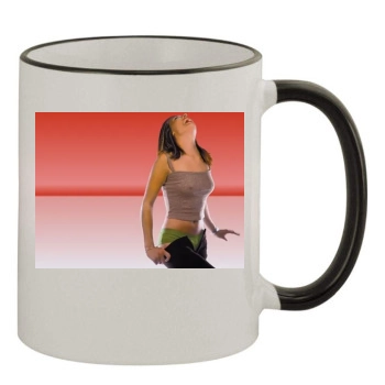 Cat Deeley 11oz Colored Rim & Handle Mug