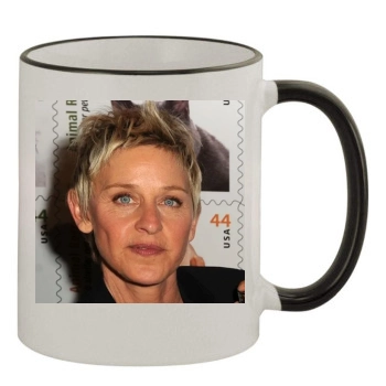 Ellen DeGeneres 11oz Colored Rim & Handle Mug
