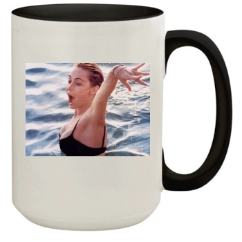 Emmanuelle Beart 15oz Colored Inner & Handle Mug