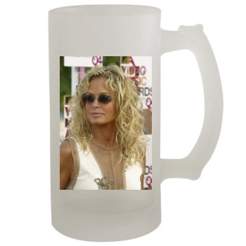 Farrah Fawcett 16oz Frosted Beer Stein