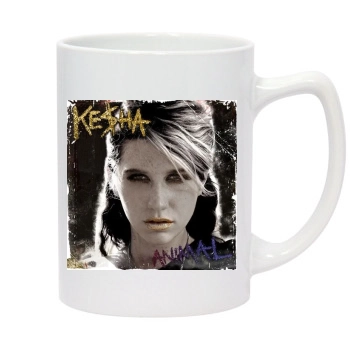 Ke$ha 14oz White Statesman Mug