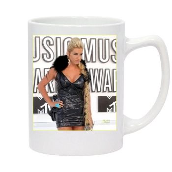 Ke$ha 14oz White Statesman Mug