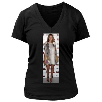 Rosie Huntington-Whiteley Women's Deep V-Neck TShirt