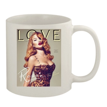 Rosie Huntington-Whiteley 11oz White Mug