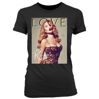 Rosie Huntington-Whiteley Women's Junior Cut Crewneck T-Shirt