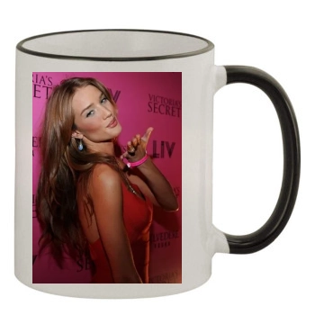 Rosie Huntington-Whiteley 11oz Colored Rim & Handle Mug