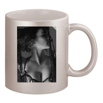 Winona Ryder 11oz Metallic Silver Mug