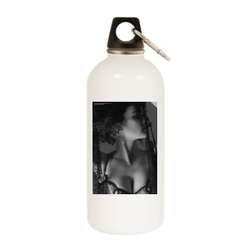 Winona Ryder White Water Bottle With Carabiner