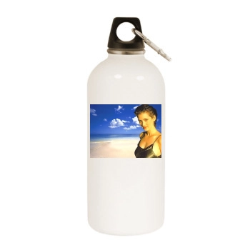 Winona Ryder White Water Bottle With Carabiner