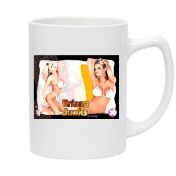 Briana Banks 14oz White Statesman Mug