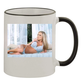 Briana Banks 11oz Colored Rim & Handle Mug