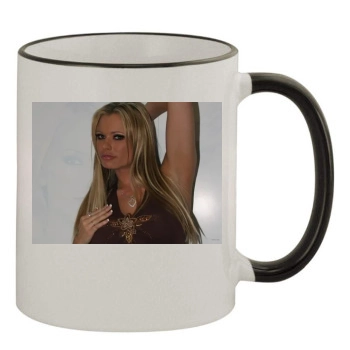 Briana Banks 11oz Colored Rim & Handle Mug