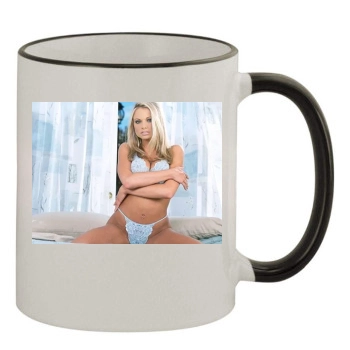 Briana Banks 11oz Colored Rim & Handle Mug