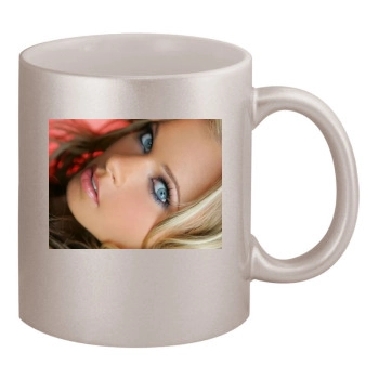 Briana Banks 11oz Metallic Silver Mug