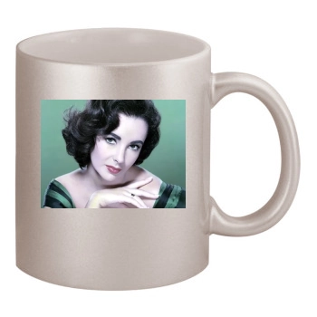 Elizabeth Taylor 11oz Metallic Silver Mug