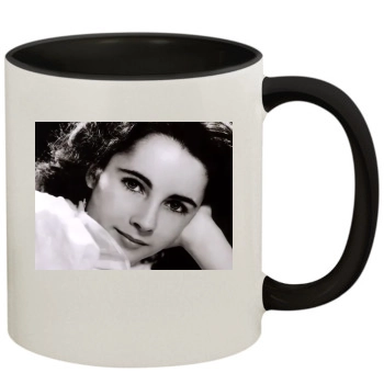 Elizabeth Taylor 11oz Colored Inner & Handle Mug