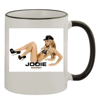 Jodie Marsh 11oz Colored Rim & Handle Mug