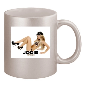 Jodie Marsh 11oz Metallic Silver Mug