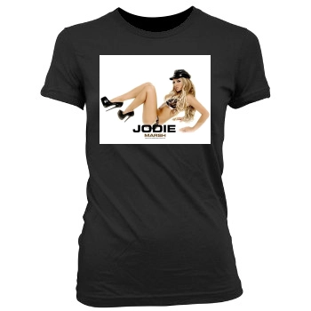 Jodie Marsh Women's Junior Cut Crewneck T-Shirt