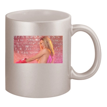 Jodie Marsh 11oz Metallic Silver Mug