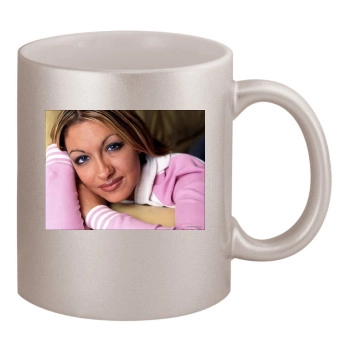 Jodie Marsh 11oz Metallic Silver Mug