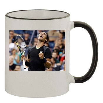 Rafael Nadal 11oz Colored Rim & Handle Mug