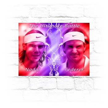 Rafael Nadal Metal Wall Art