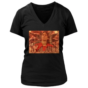 Rafael Nadal Women's Deep V-Neck TShirt